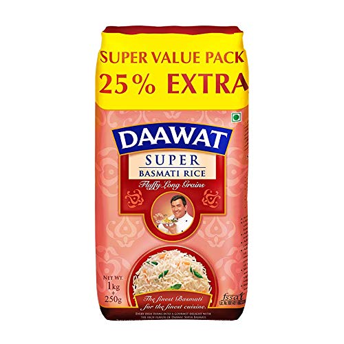 Rice Daawat Super Basmati 1kg+200GM